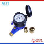 Đồng hồ đo nước cấp B ren thân đồng AUT DN15